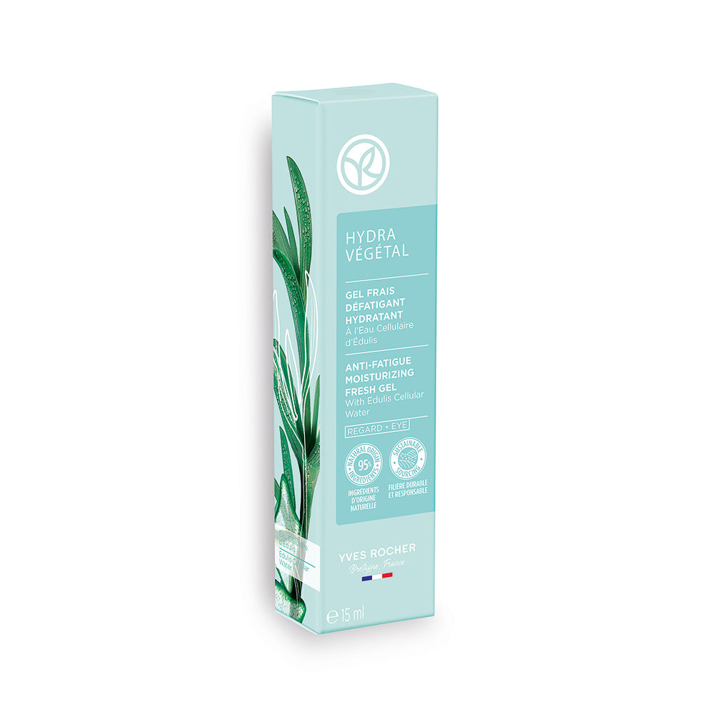 Refreshing gel for dark circles and around the eyes