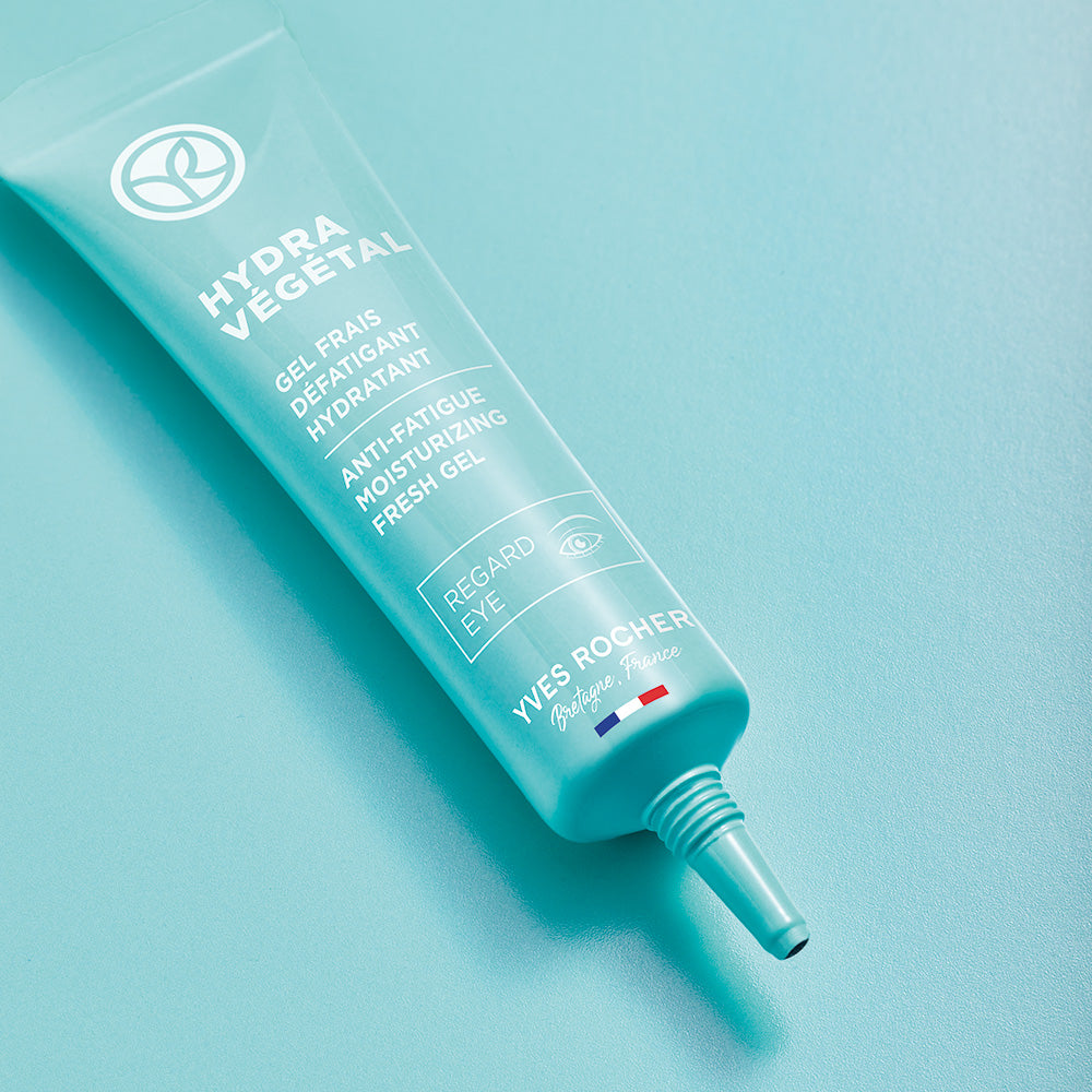 Refreshing gel for dark circles and around the eyes