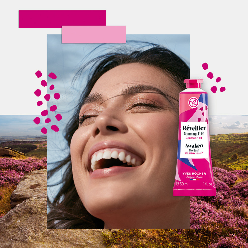 Piling krema za lice sa prirodnim efektom blistavosti