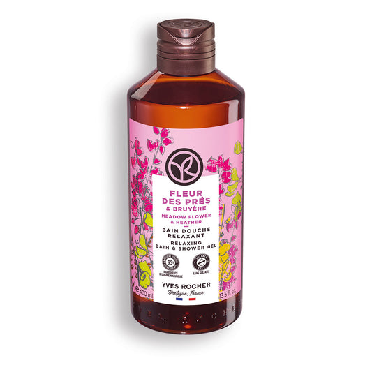 Shower gel meadow flowers and wild animal