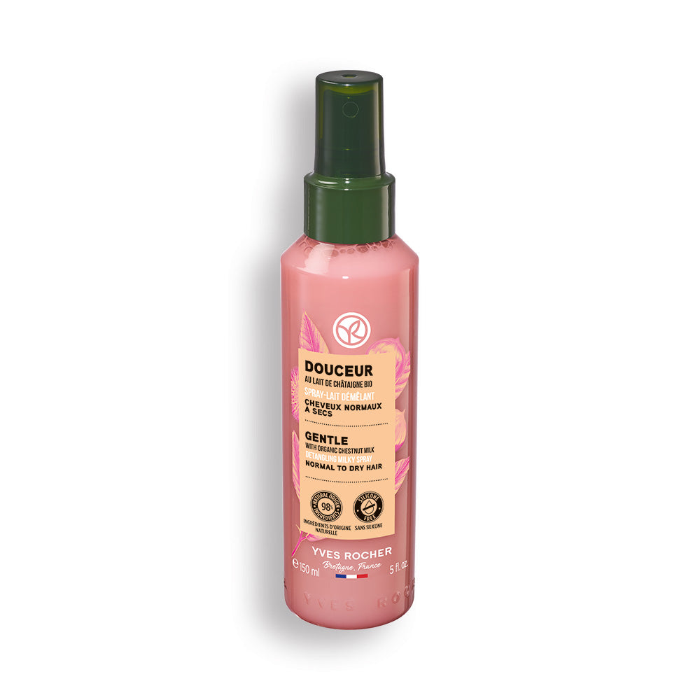 Milk spray for detangling hair