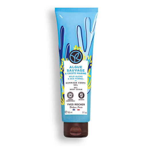 Algae and fennel body scrub gel