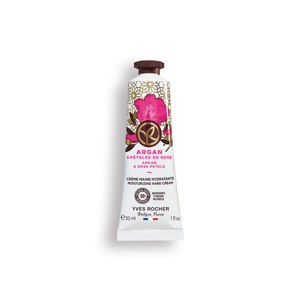 Argan and rose petal hand cream