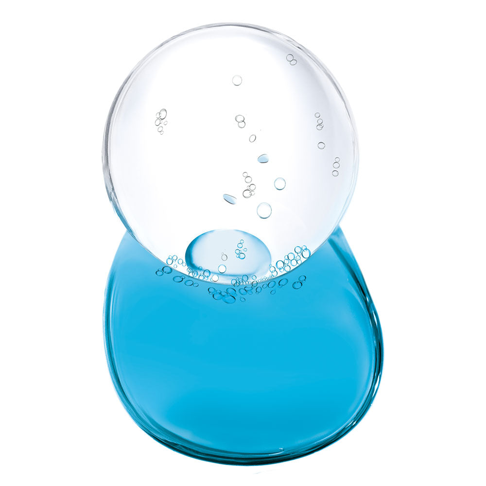 Two-phase cornflower cleanser for the eye area