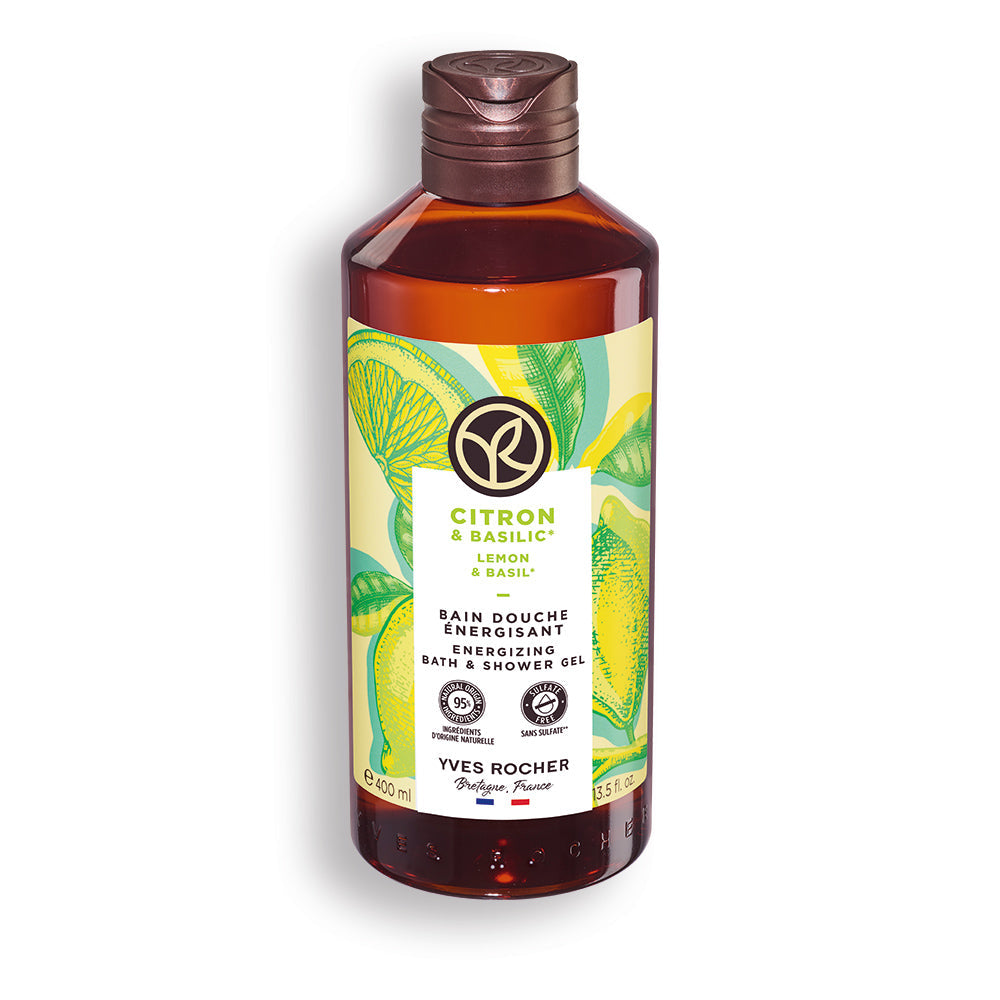 Shower gel lemon and basil
