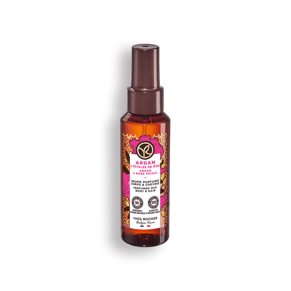 Fragrant water of argan and rose petals