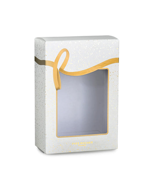 Bela poklon-kutija sa zlatnim detaljima