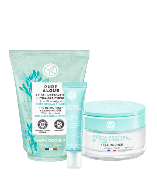 Set Hydra vegetal za čišćenje i hidrataciju lica
