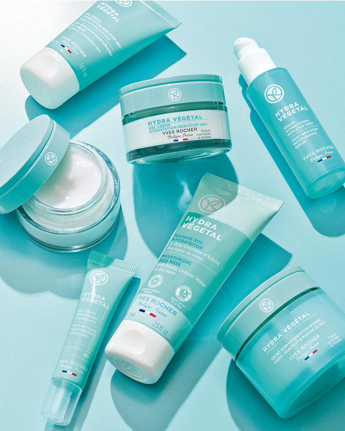 Care with a non-stop effect of intensive hydration that lasts 100 hours