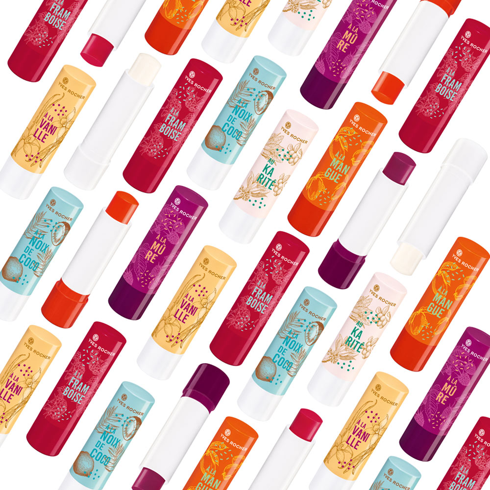 Raspberry lip balm