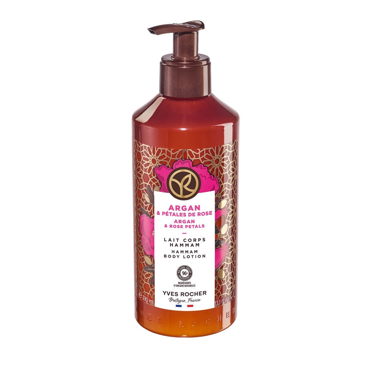 Argan and rose petal body lotion