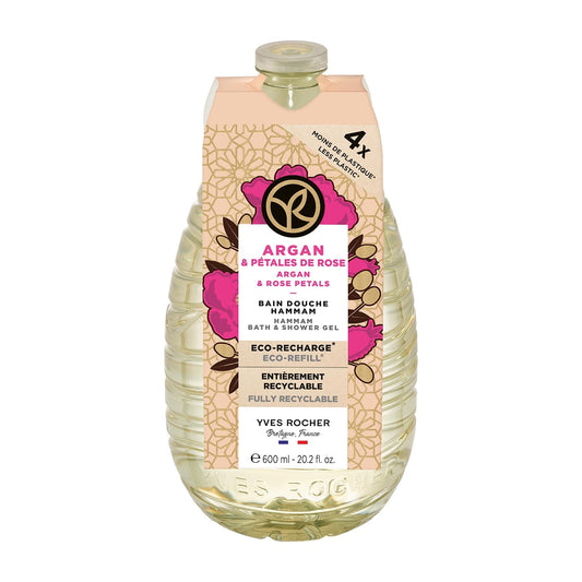 Eco-Refill gel za tuširanje argan i latice ruže
