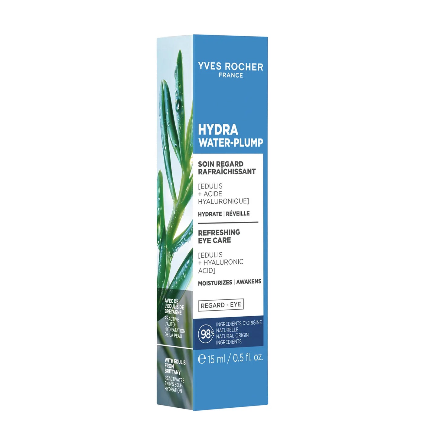 Refreshing gel for dark circles and around the eyes