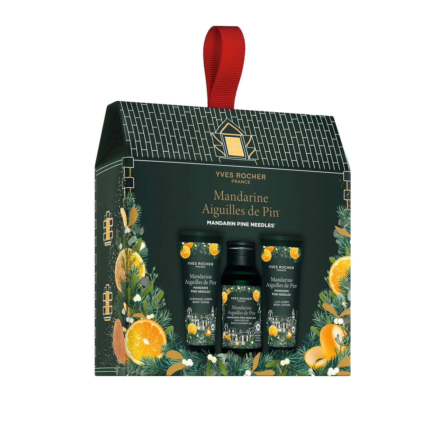 Set od 3 proizvoda Mandarina i iglice bora