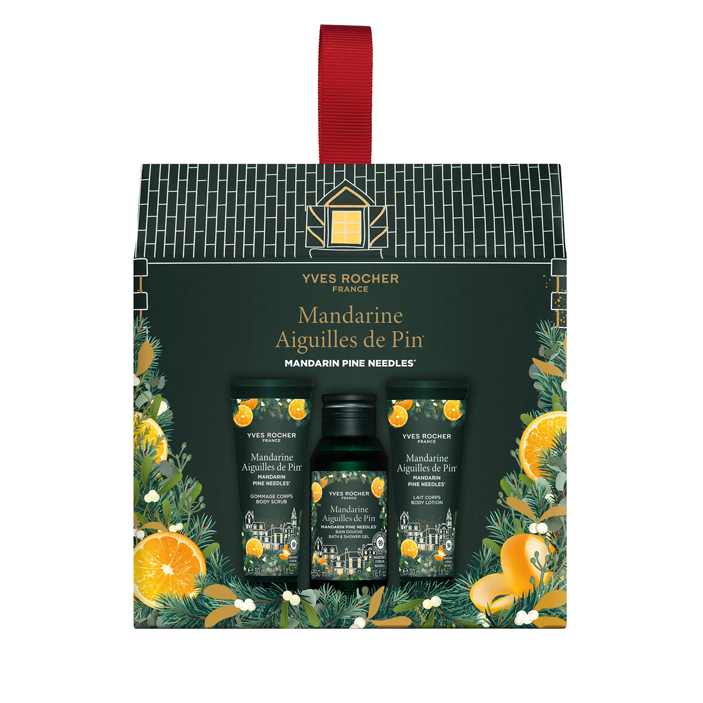 Set od 3 proizvoda Mandarina i iglice bora