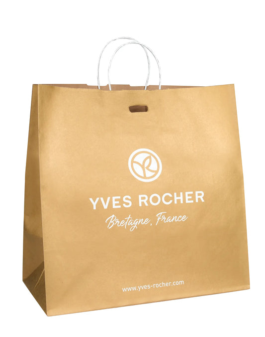 Eko kartonska kesa Yves Rocher – zlatna velika