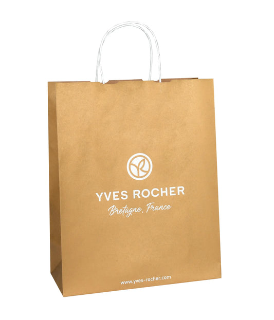 Eko kartonska kesa Yves Rocher – zlatna