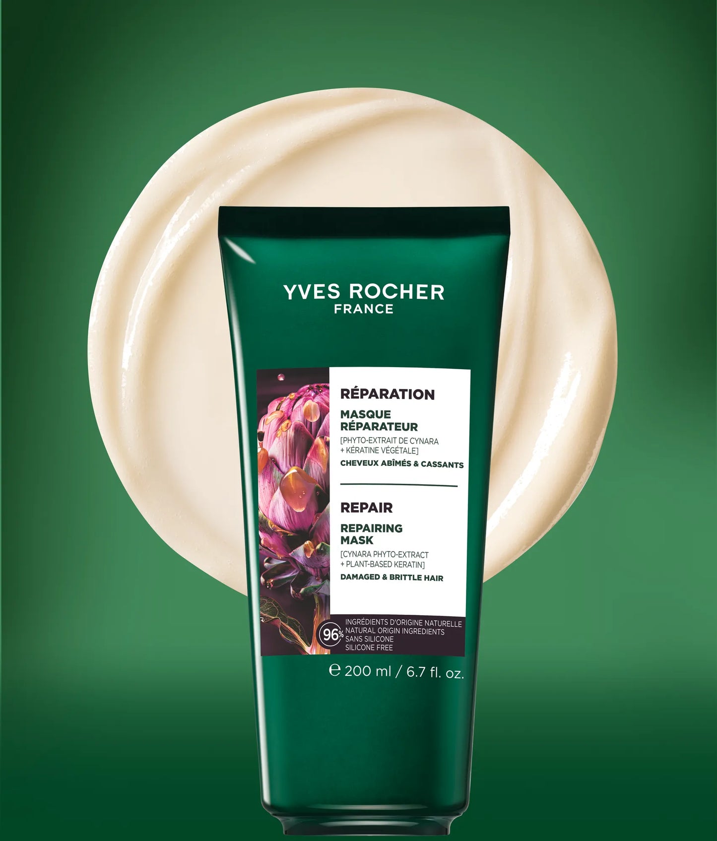 Mask for deep hair restoration