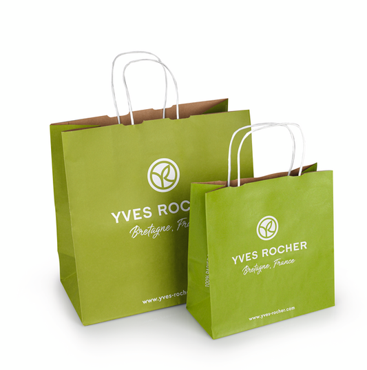 Eko kartonska kesa Yves Rocher – zelena