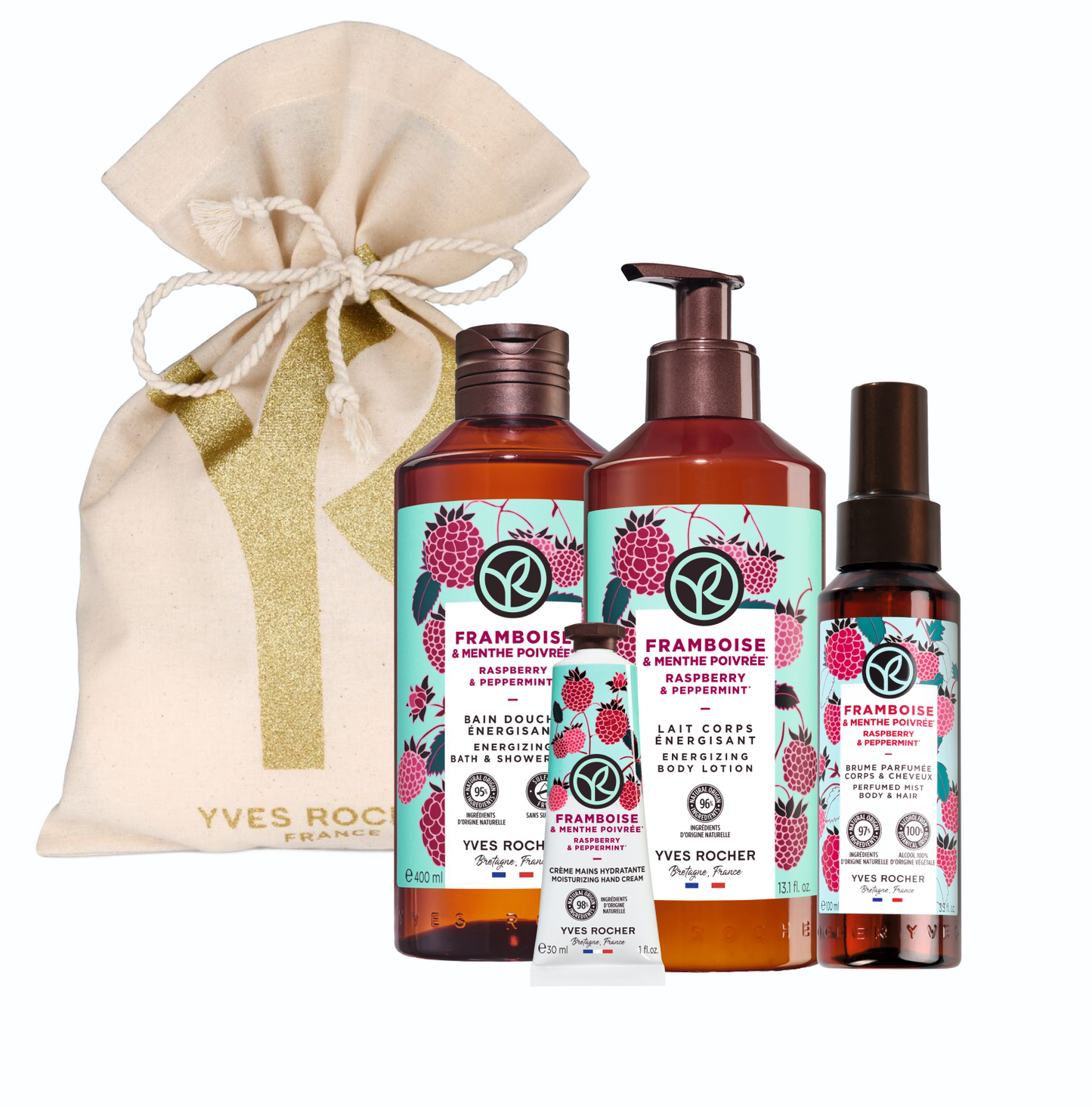 Platnena poklon-vrećica sa zlatnim motivom