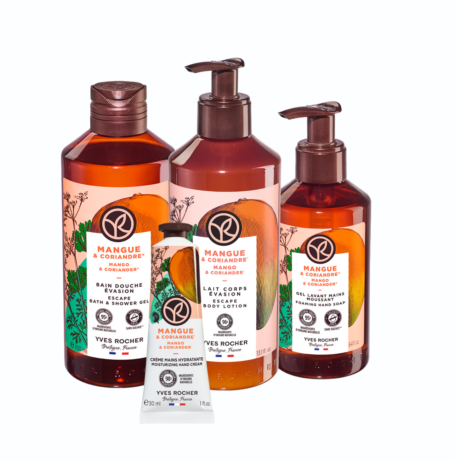 Set Mango i Korijander: kompletna nega