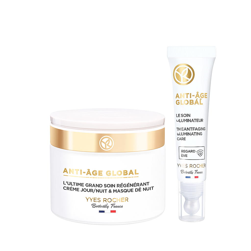 Set Anti-age Global sjajna i ojačana koža