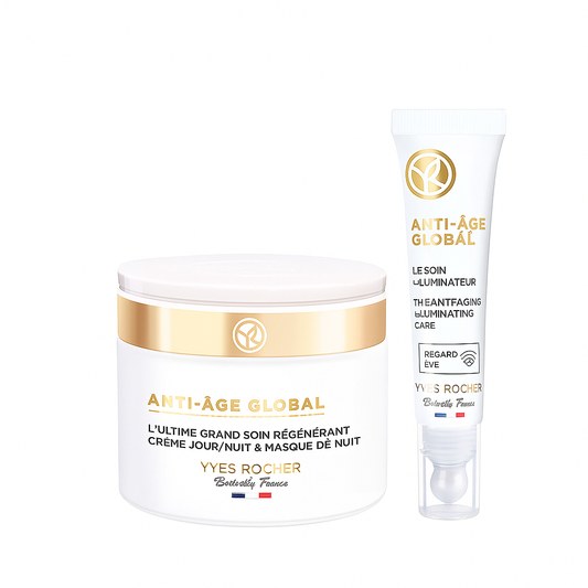 Set Anti-age Global sjajna i ojačana koža