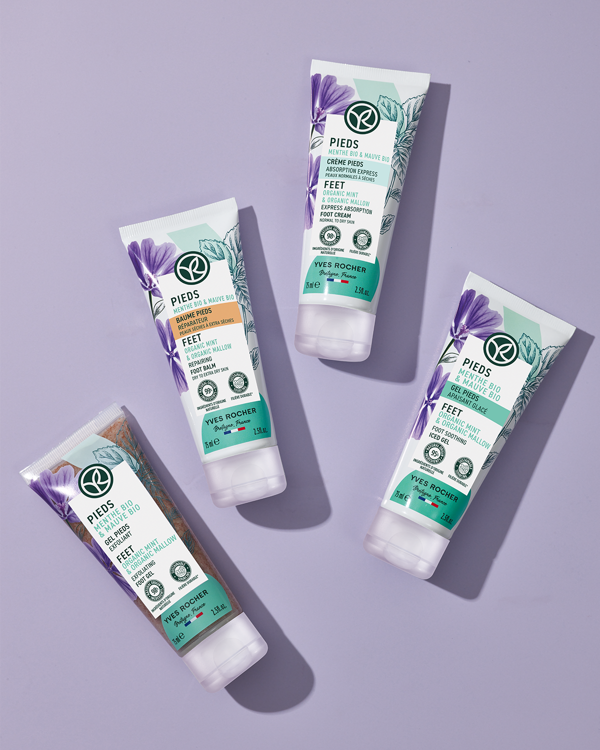 Cold gel for tired feet
